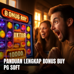 Ilustrasi mesin slot online dengan fitur bonus buy PG Soft